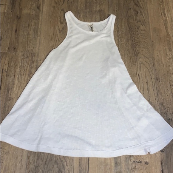 Free People White Racerback Tank - Picture 2 of 3